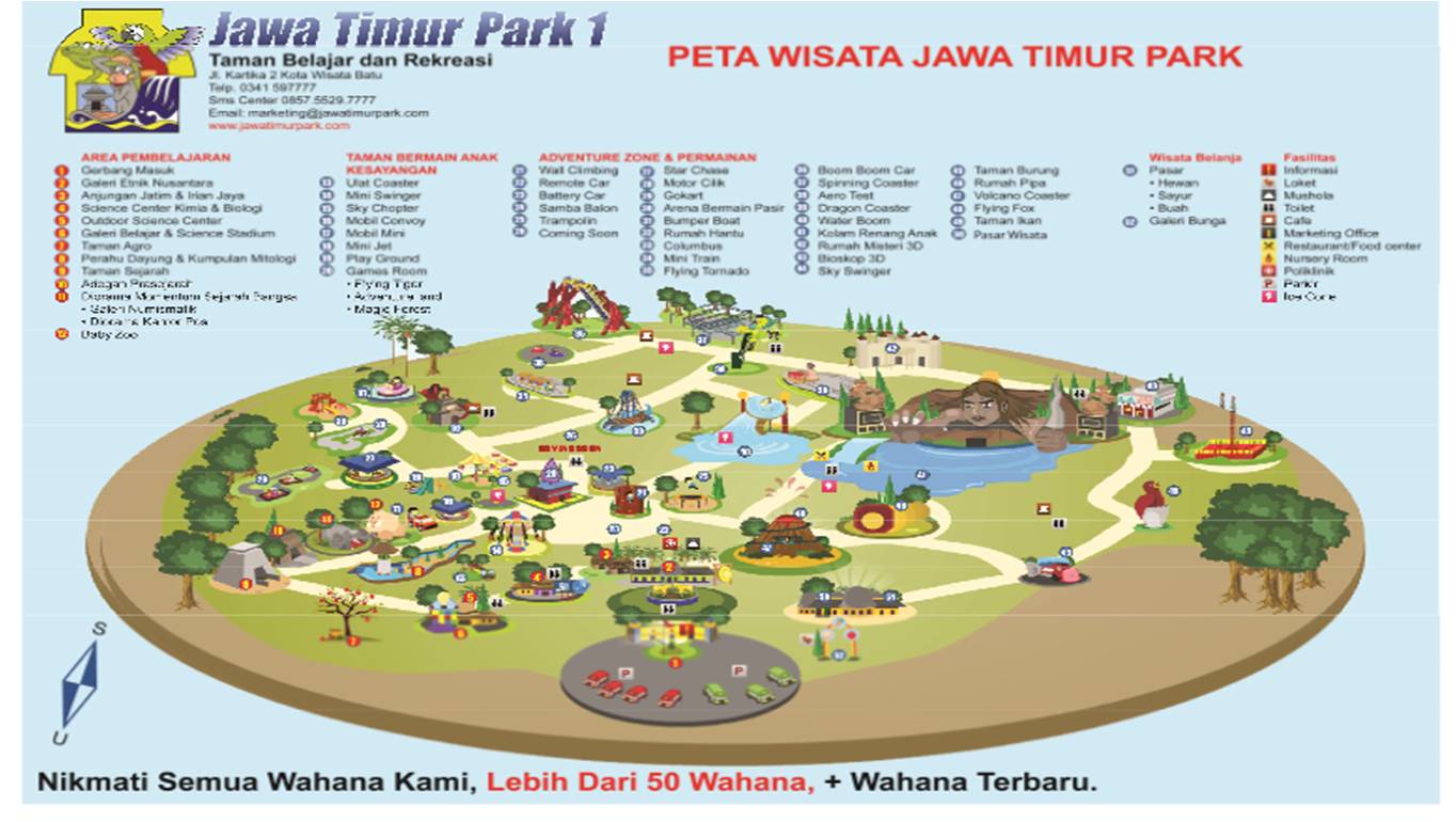 Rekreasi Sambil Belajar Di Taman Jawa Timur 1 Jatim Park 1